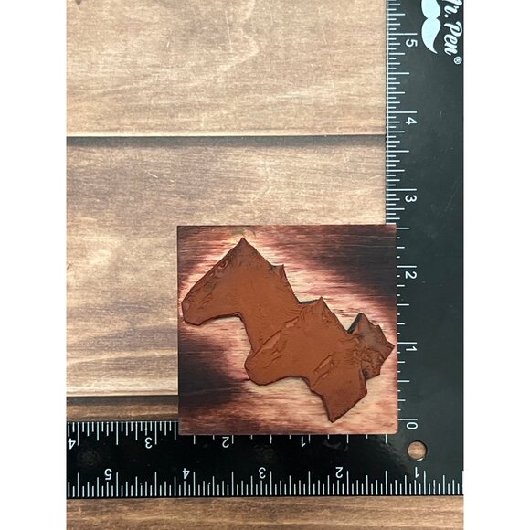 Horse Trio Wooden Rubber Stamp By Cambo Graphics - Picture 2 of 5